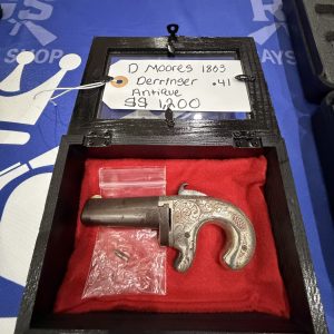 D MOORES 1863 Derringer *ANTIQUE* .41